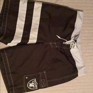 Raiders swim shorts
